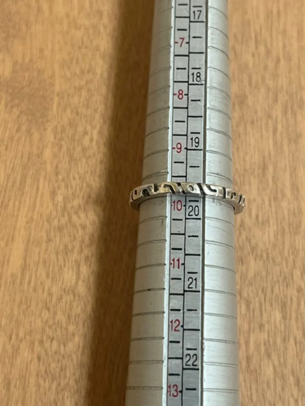 Two (2) Silpada R1384 etched band stack rings SZ 9.5
